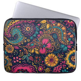 Floral Paisley Pattern Laptopschutzhülle