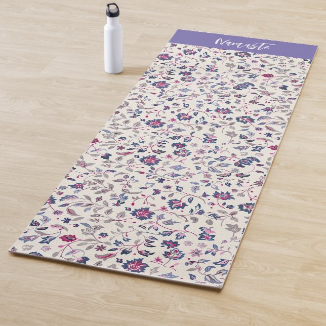 Floral Paisley Pattern Yogamatte (Beispiel)