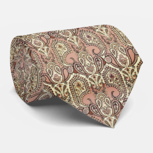 Floral Paisley Pink Krawatte