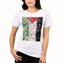 Floral Palestine Map - Free Palestine Map T - Shir