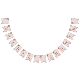 Floral Pampas Grass Terracotta Brautparty Wimpelkette