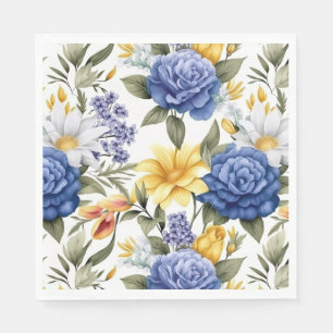 Floral Paper Napkins Serviette