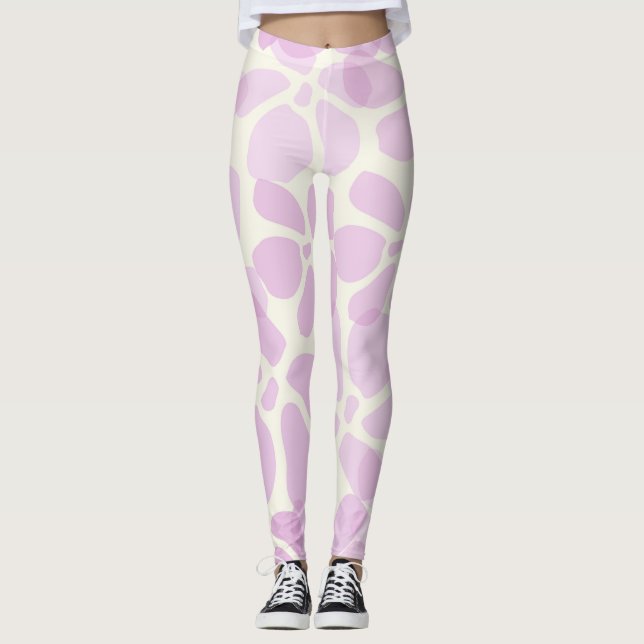 Floral Pastel Leggings (Vorderseite)