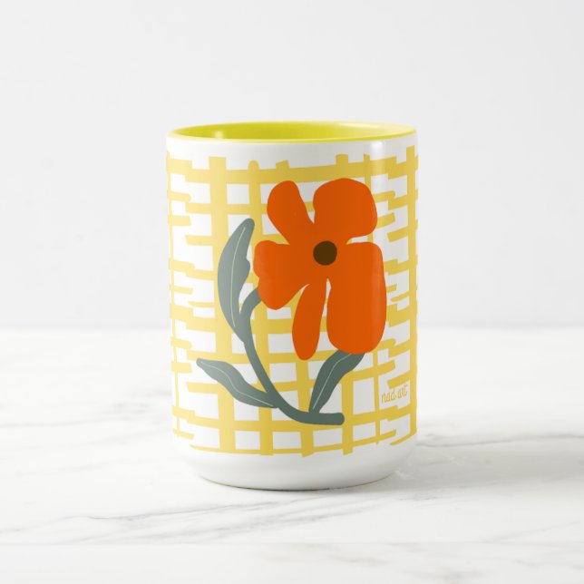 Floral Pattern Mug Tasse (Zentrum)
