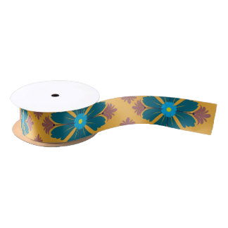 Floral Pattern Ribbon Satinband