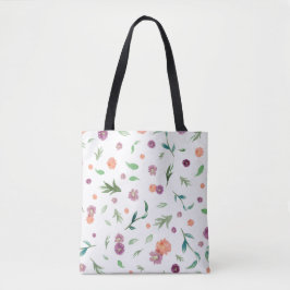 Floral Pattern Tote Bag - Stilvolle Tasche des All