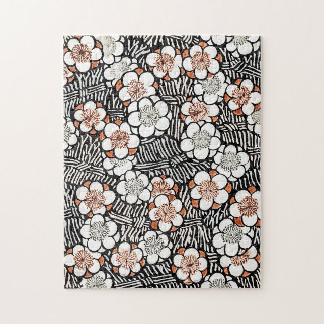 Floral pattern Watanabe Seitei Puzzle (Vertikal)