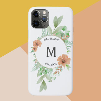 "Floral Peach" - Personalisiert CaseMate iPhone Ca Case-Mate iPhone Hülle