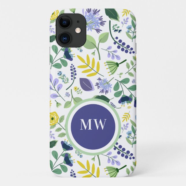 Floral Peony Case-Mate iPhone Hülle (Rückseite)