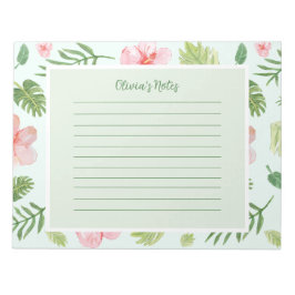 Floral Personal Notes Notizblock