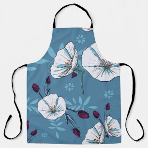 Floral Pflanze botanischer nahtloser Muster Hinter Schürze