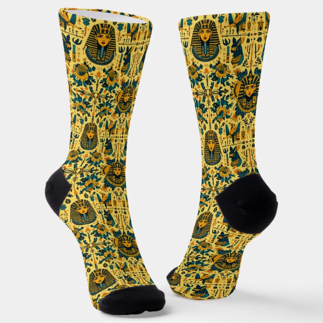 Floral Pharaoh Socken (Gewinkelt)