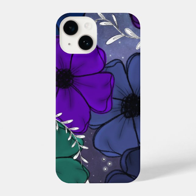 Floral phone case iPhone hülle (Rückseite)