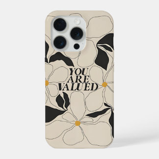  Floral Phone Case – Minimal Self Love iPhone 15 Pro Hülle