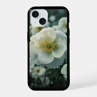 Floral Phone Case - Stilvolle Blume Telefonabdecku iPhone 15 Hülle