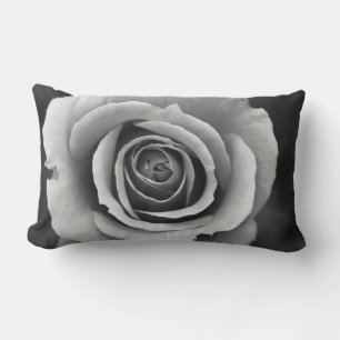 Floral Pillow B&W Lendenkissen