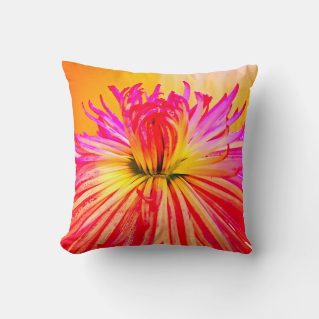 Floral Pillow - Tamara Diaz Kunst, Dichtung und Mu Kissen (Vorderseite)