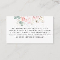 Floral Pink Group Geschenkkarte