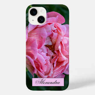 Floral Pink Peony Fotografy Case-Mate iPhone 14 Hülle