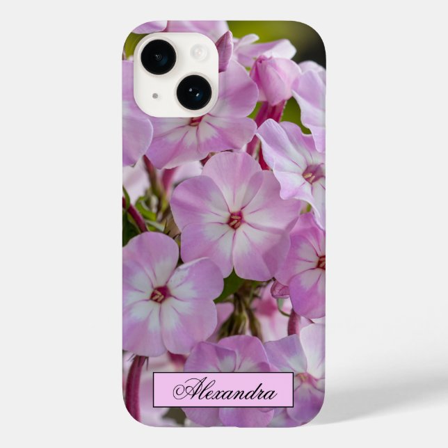 Floral Pink Phlox Fotografie Case-Mate iPhone Hülle (Rückseite)