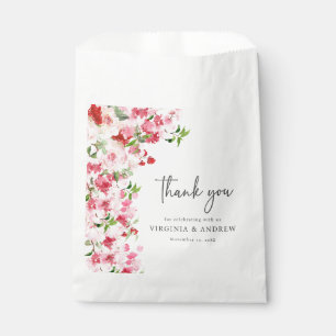 Floral Pink Vielen Dank für Ihr Interesse Bag Geschenktütchen