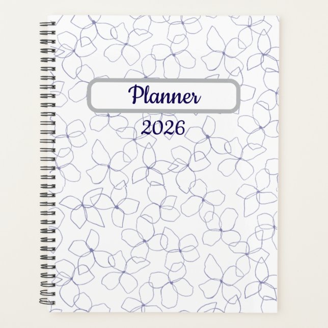 Floral Planner – Elegant Flower-Themed  Planer (Vorderseite)