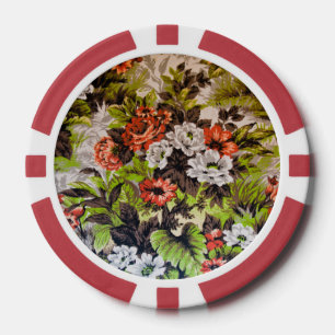 floral pokerchips