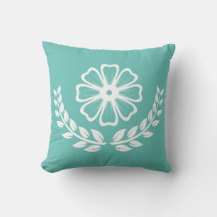 Floral - Polyester Kissen 16" x 16"
