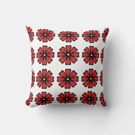 Floral - Polyester Kissen 16" x 16"