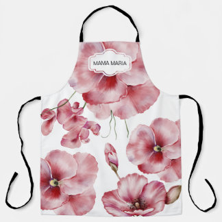 FLORAL POPPY UNISEX All-over Print Schürze