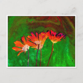 floral postkarte