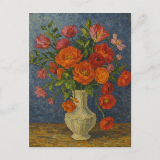 Floral Postkarte (Vorderseite)