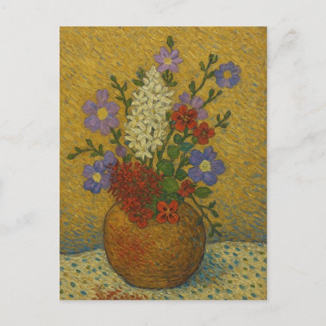Floral Postkarte (Vorderseite)