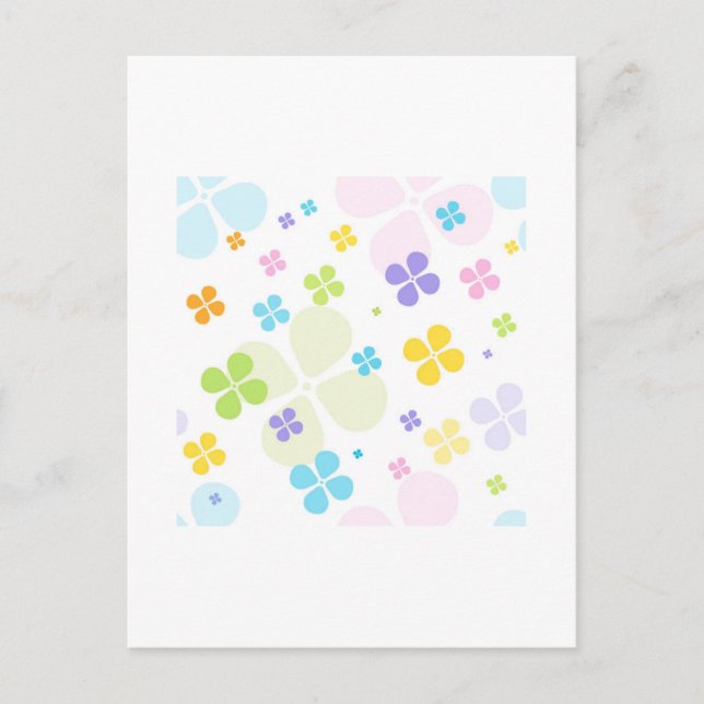 floral postkarte (Vorderseite)