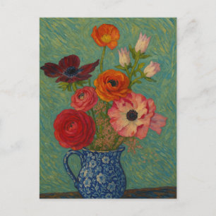 Floral Postkarte