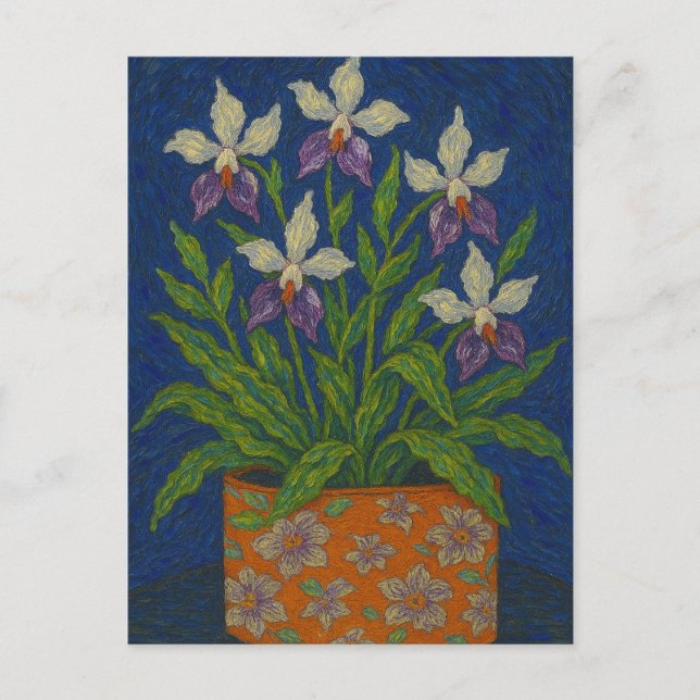 Floral Postkarte (Vorderseite)