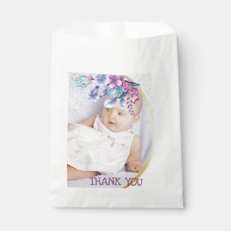 Floral Princess Birthday Vielen Dank Geschenktütchen
