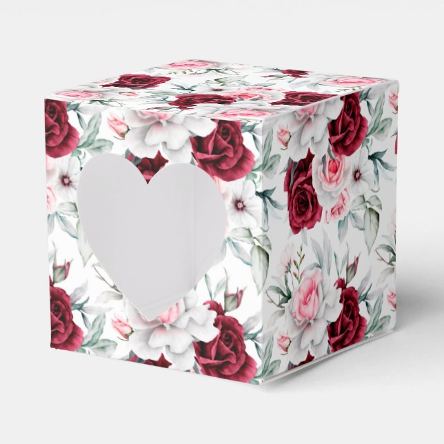 Floral Print Gastgeschenk Box Geschenkschachtel (Vorderseite)