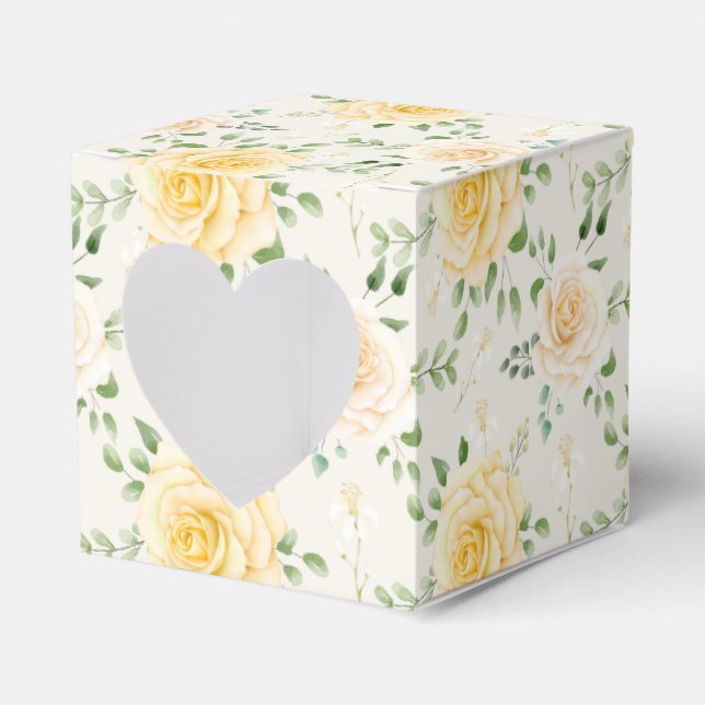 Floral Print Gastgeschenk Box Geschenkschachtel (Vorderseite)
