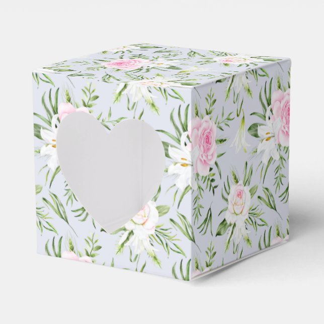Floral Print Gastgeschenk Box Geschenkschachtel (Vorderseite)