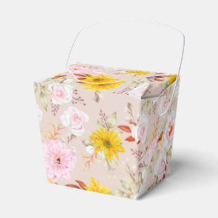 Floral Print Gastgeschenk Box Geschenkschachtel