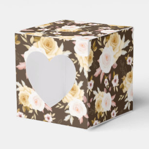 Floral Print Gastgeschenk Box Geschenkschachtel
