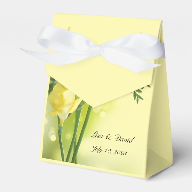 Floral Print Gastgeschenk Box Geschenkschachtel (Vorderseite)