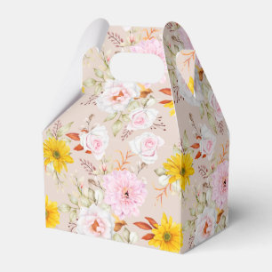 Floral Print Gastgeschenk Box Geschenkschachtel