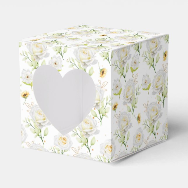 Floral Print Gastgeschenk Box Geschenkschachtel (Vorderseite)