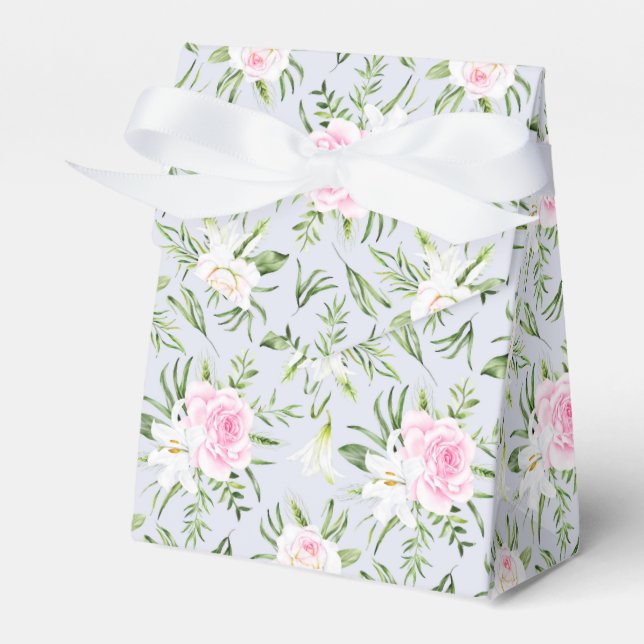 Floral Print Gastgeschenk Box Geschenkschachtel (Vorderseite)