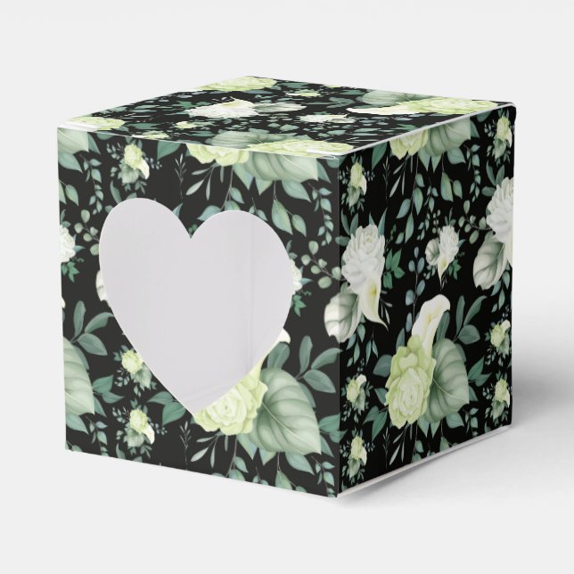 Floral Print Gastgeschenk Box Geschenkschachtel (Vorderseite)