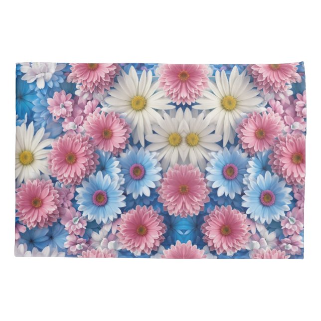 Floral Print Pillowcase Kissenbezug (Rückseite)