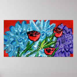 Floral Print, Value Poster (Semi-Gloss)