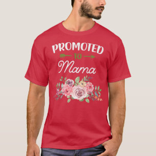 Floral Promovierte Mama Mama Schwangerschaft Ankün T-Shirt